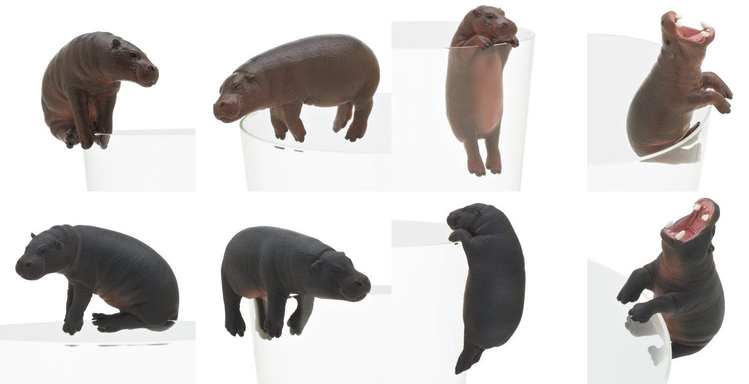 Amazon | PUTITTO PYGMY HIPPO コビトカバ 全8種セット